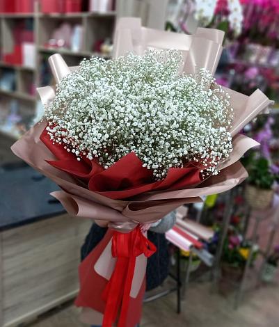 Букет цветов из: Гипсофила в Александровке Донской