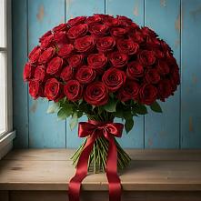 Букет Красные розы Блэк Меджик в Александровке Донской
