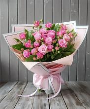 Букет Розовый кустик в Александровке Донской