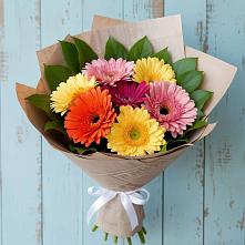 Букет цветов из:  Герберы #REPLACE_PRED# Александровке Донской