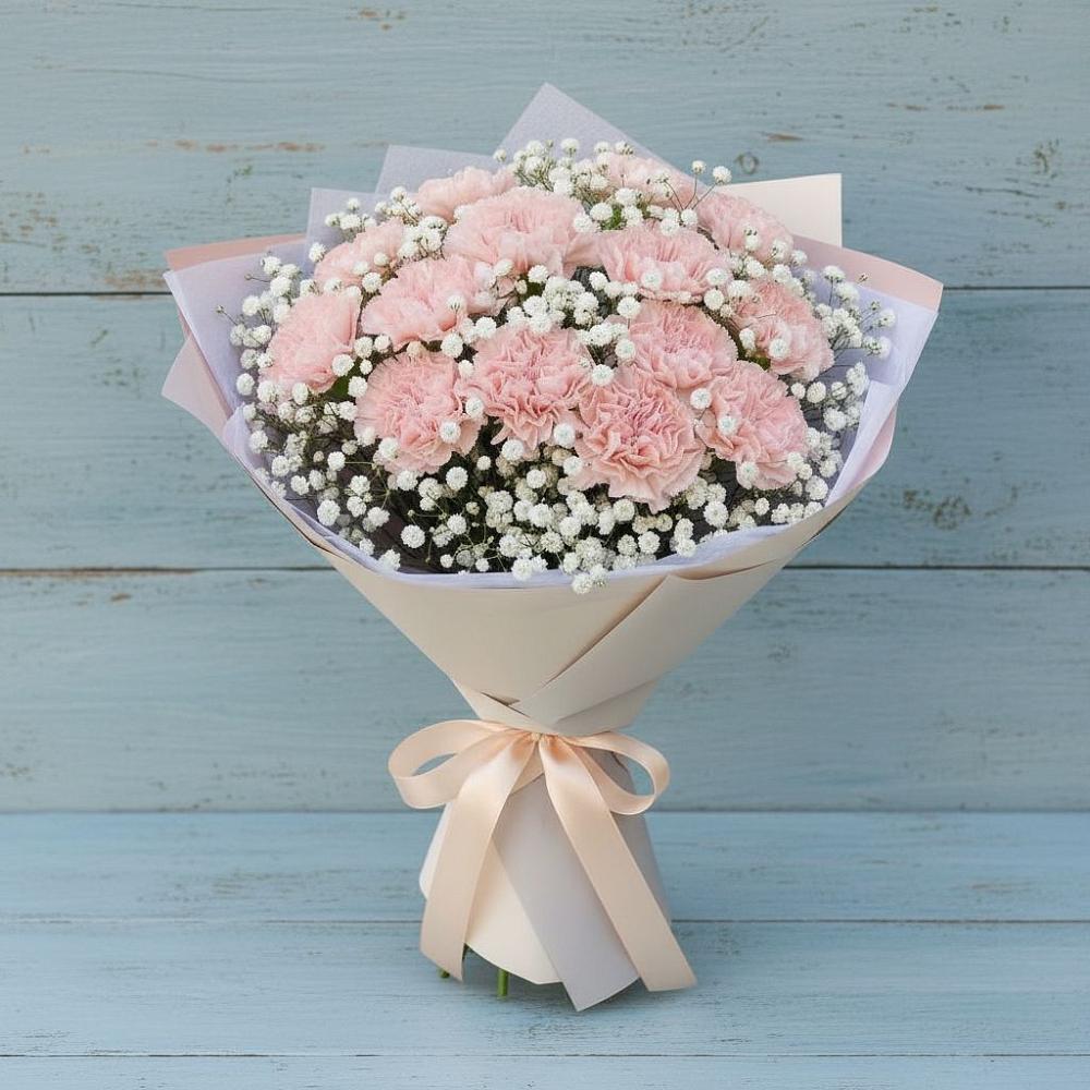 Букет цветов из: Гвоздики в Александровке Донской