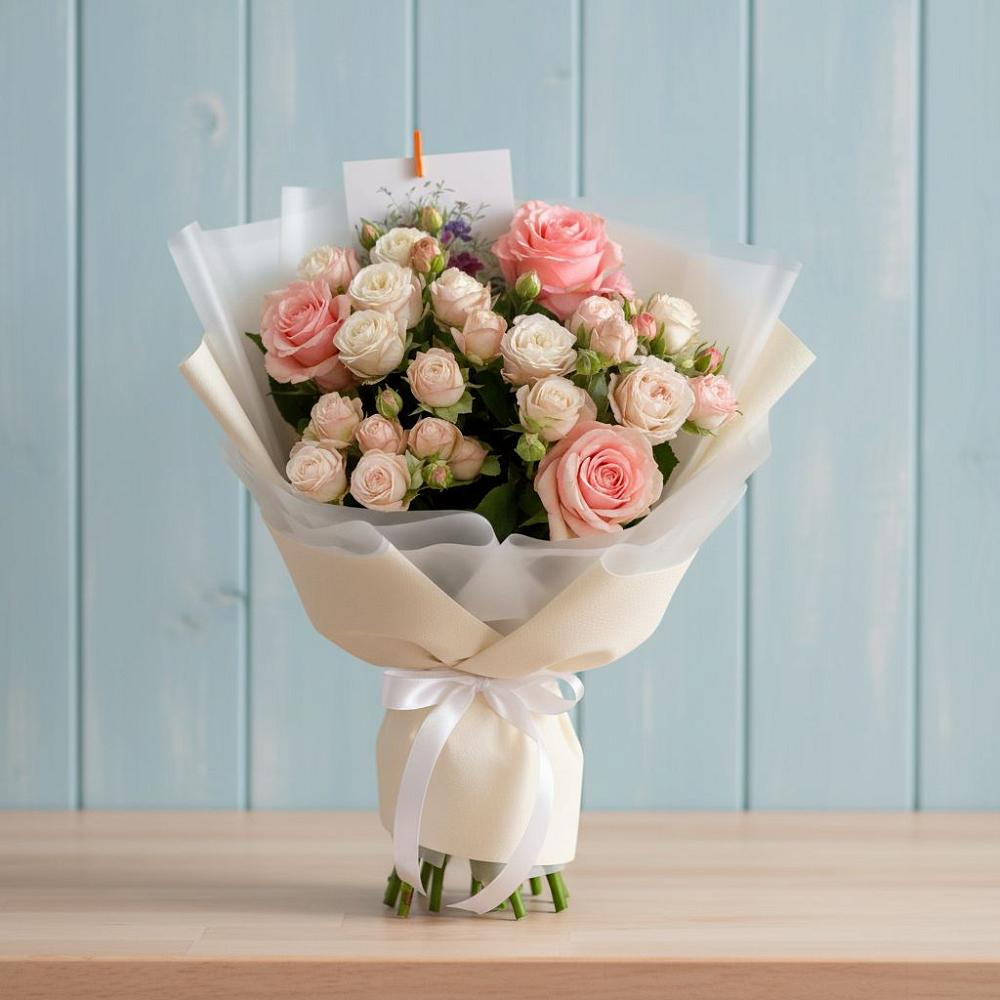 Букет цветов из: Розы в Александровке Донской