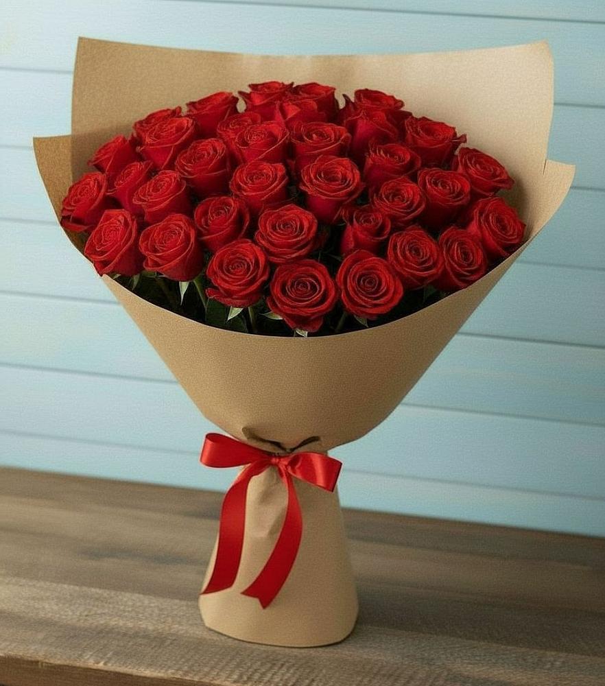 Букет Красные розы Милано в Александровке Донской