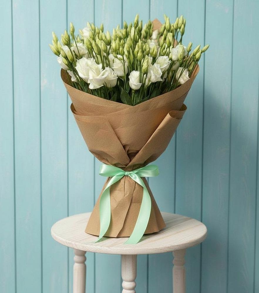 Букет цветов из: Лизиантусы в Александровке Донской