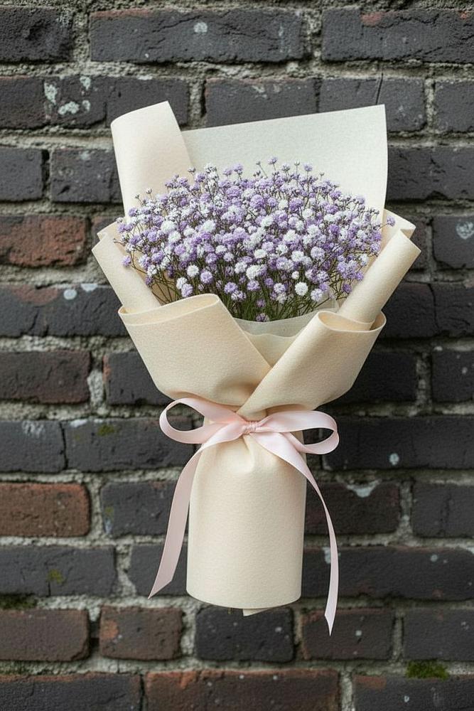 Букет цветов из: Гипсофила в Александровке Донской