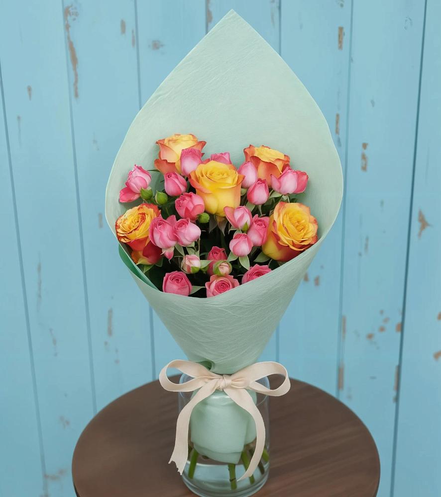 Букет цветов из: Розы в Александровке Донской