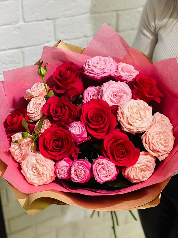 Букет цветов из: Розы в Александровке Донской