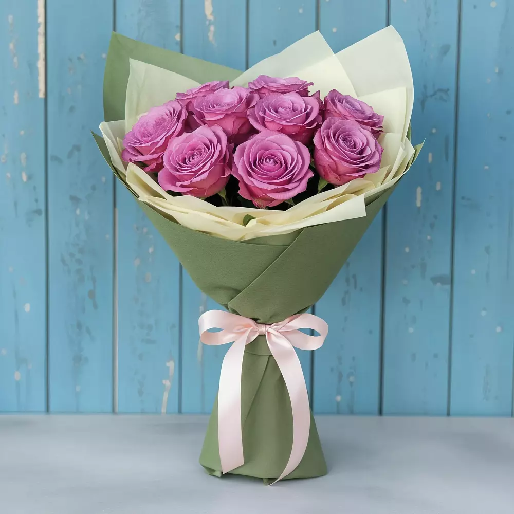 Букет Розы Фёрст Леди в Александровке Донской