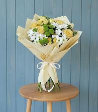 Букет цветов из:  Хризантемы и Розы #REPLACE_PRED# Александровке Донской