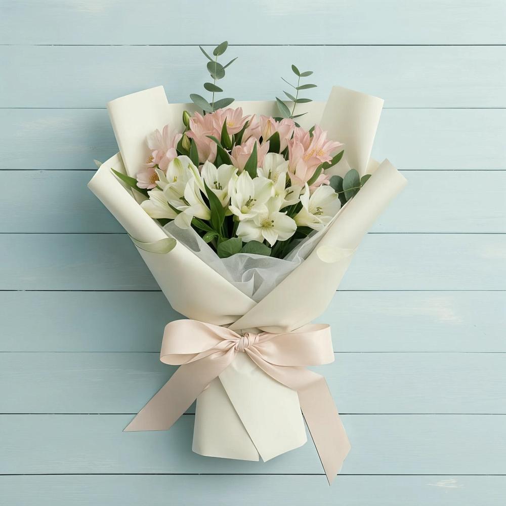 Букет цветов из: Альстромерии в Александровке Донской