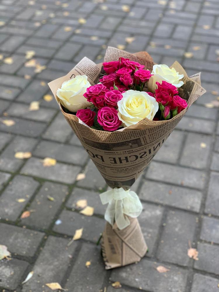 Букет цветов из: Розы в Александровке Донской